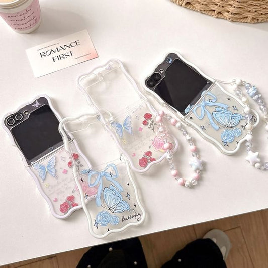 Strap Phone / Case Butterfly Set Rose
