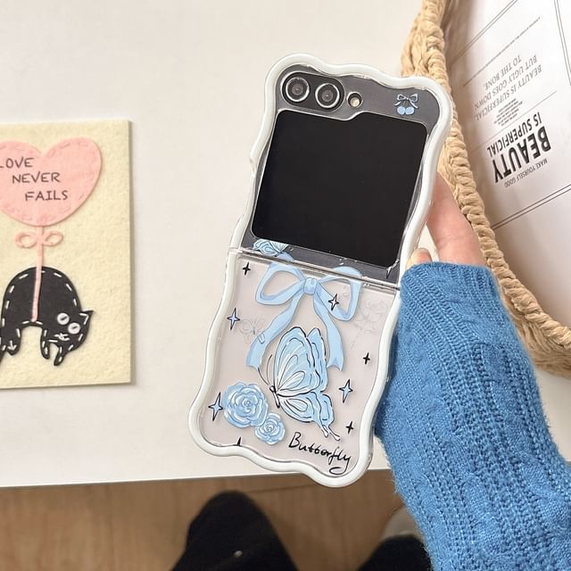 Strap Phone / Case Butterfly Set Rose