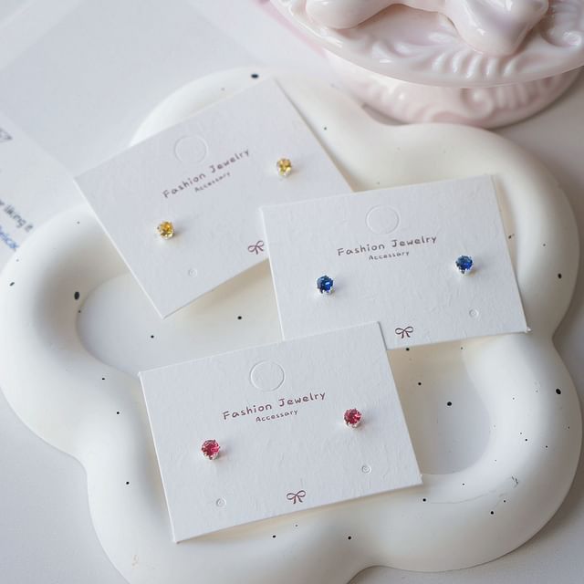 Rhinestone Earring Stud