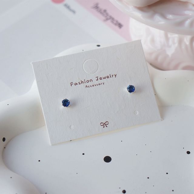 Rhinestone Earring Stud