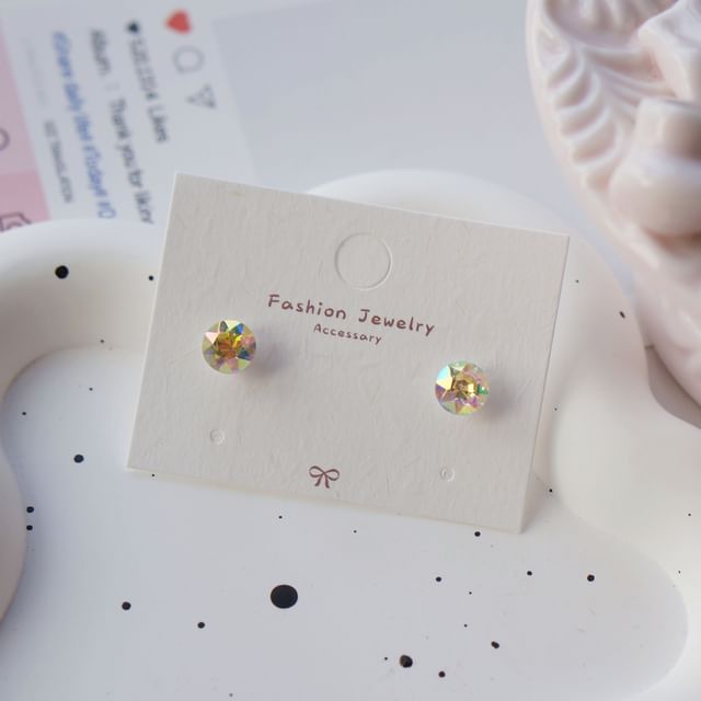 Earring Rhinestone Stud