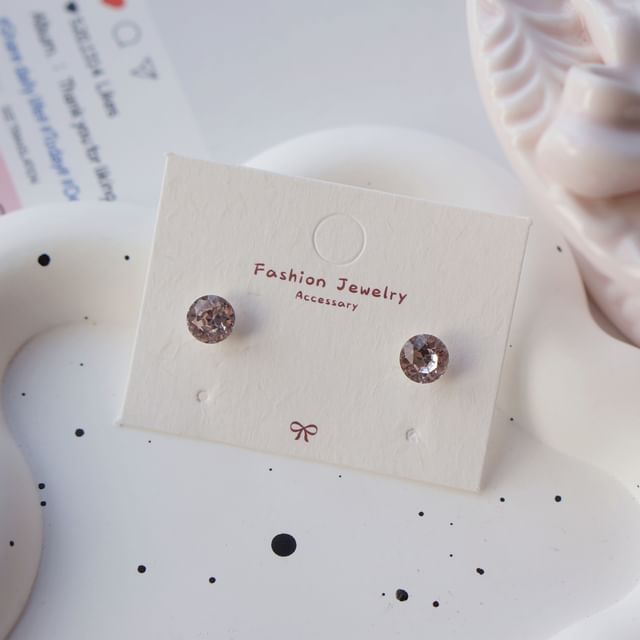 Earring Rhinestone Stud