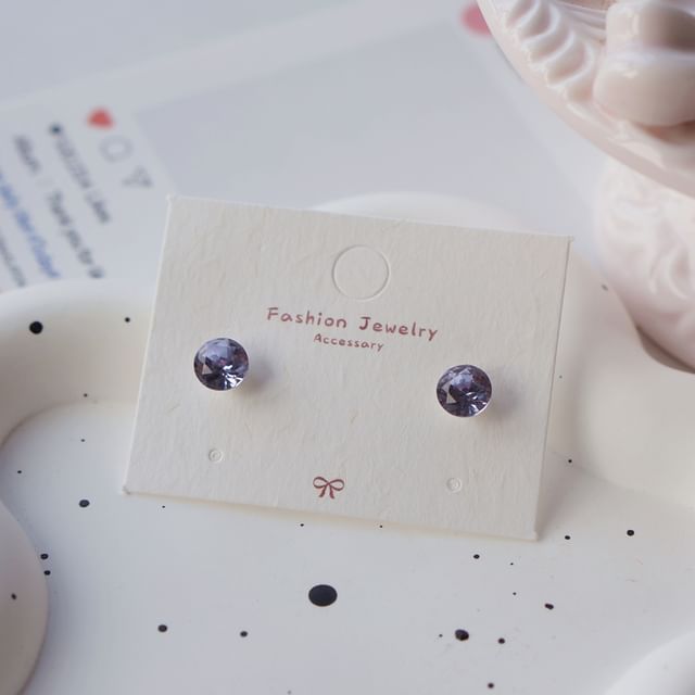 Earring Rhinestone Stud