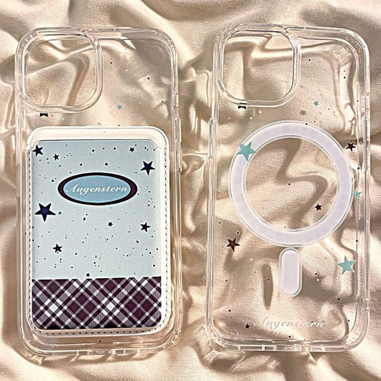 Set Phone MagSafe) / Star (Compatible Magnetic Holder Card with Case