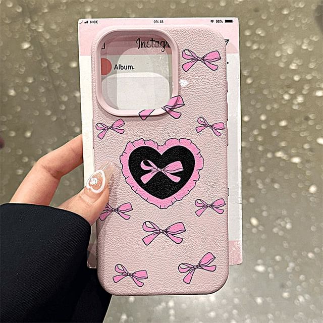 Case iPhone Bow Print