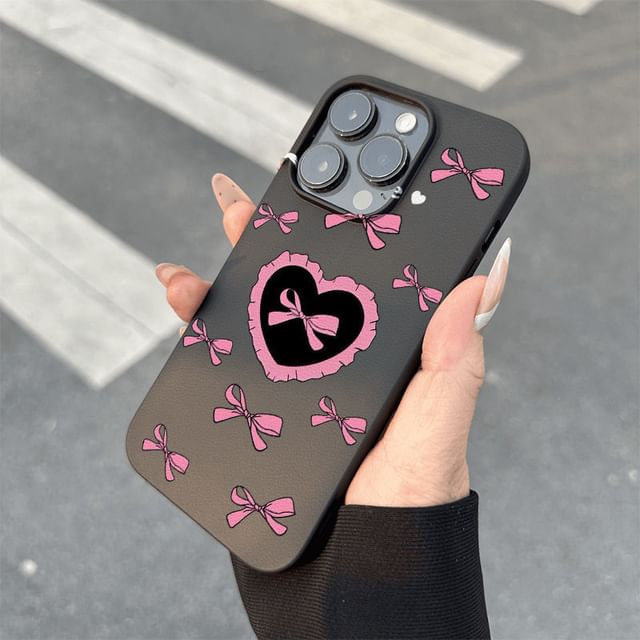 Case iPhone Bow Print
