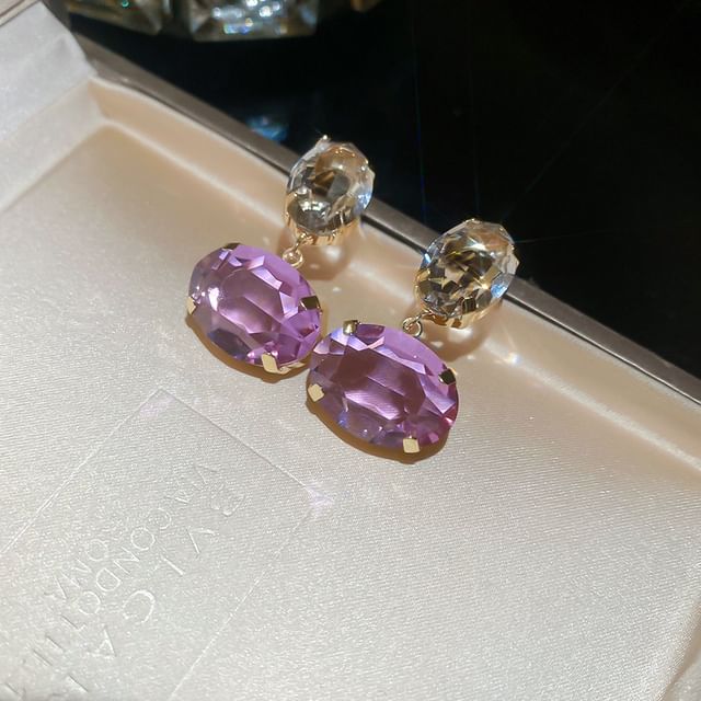Drop Rhinestone Earring