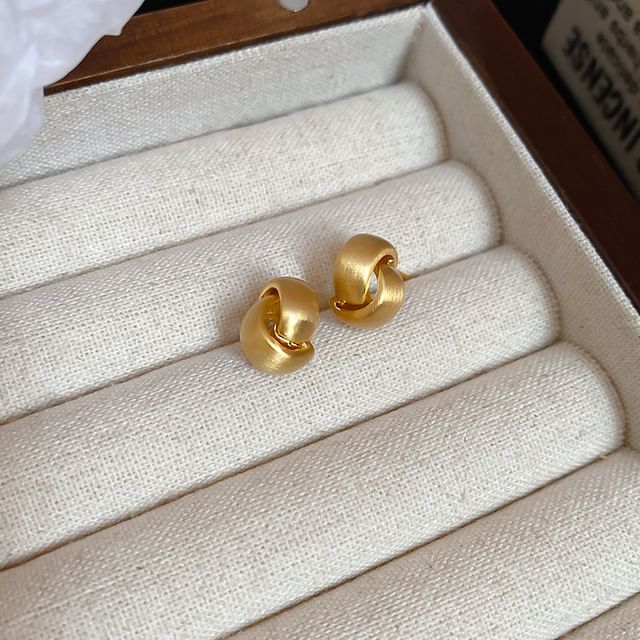 Layered Earring Stud