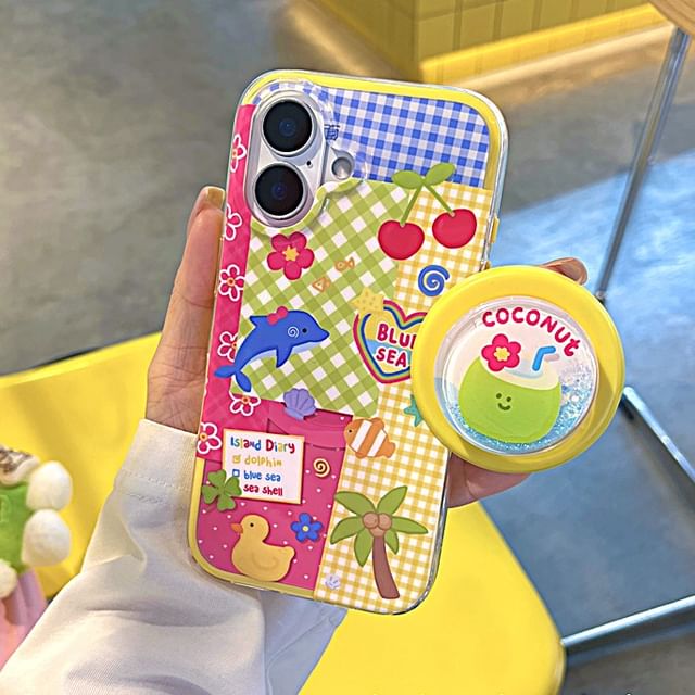 Cartoon Case (Compatible Panel MagSafe) Magnetic with Phone