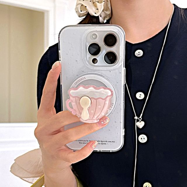 MagSafe) Phone Case Magnetic Glitter (Compatible with