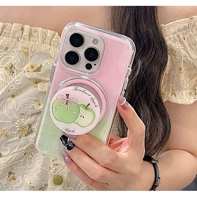 Plaid (Compatible Magnetic with Phone Apple MagSafe) Case