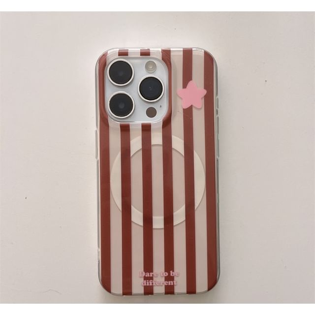(Compatible Case Striped Magnetic Phone Star with MagSafe)