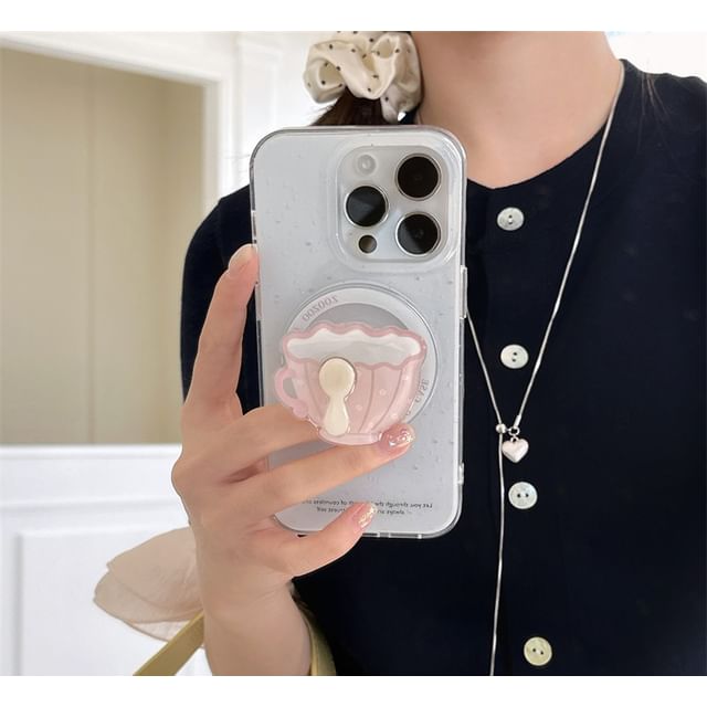 MagSafe) Phone Case Magnetic Glitter (Compatible with