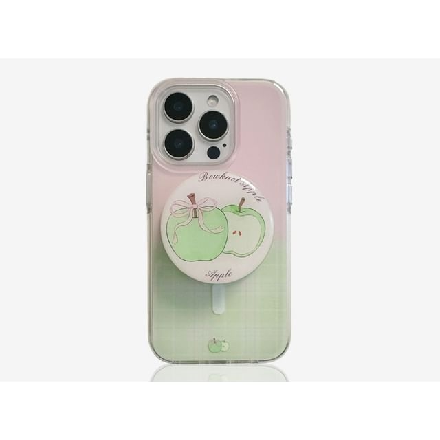 Plaid (Compatible Magnetic with Phone Apple MagSafe) Case