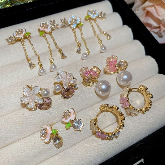 Drop Faux Designs) (Various Earring Pearl