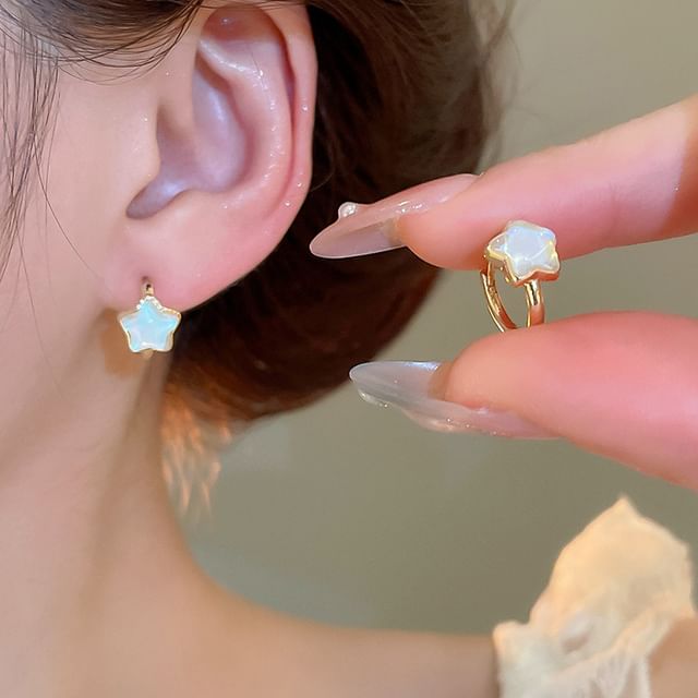 Star Earring Hoop