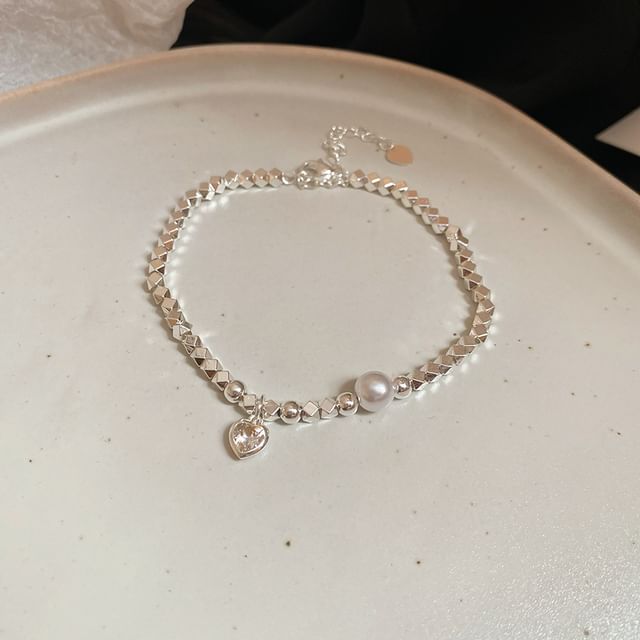 Faux Bracelet Pearl Beaded