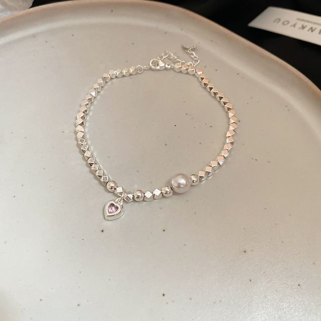 Faux Bracelet Pearl Beaded