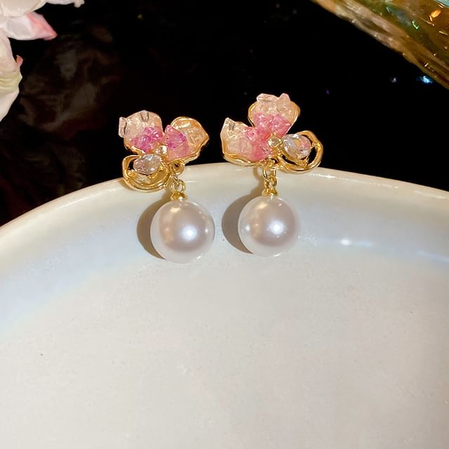 Drop Faux Designs) (Various Earring Pearl