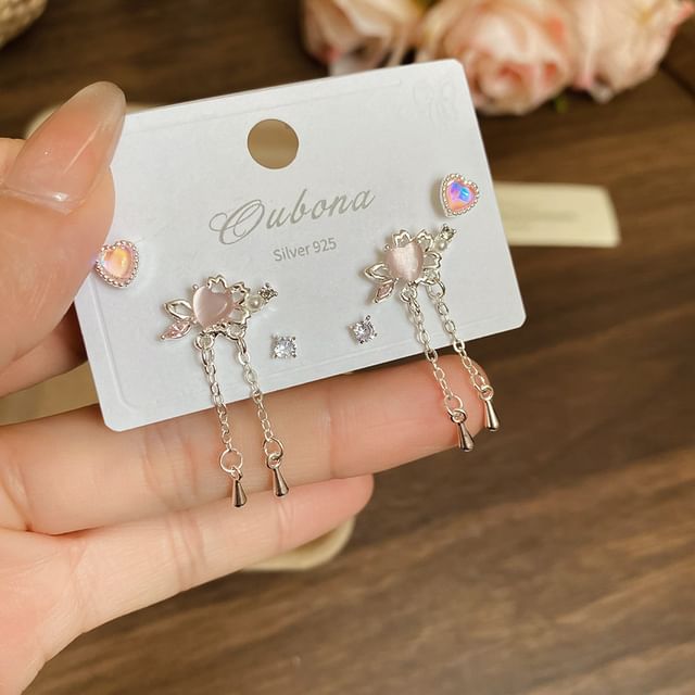 Heart Set Earring