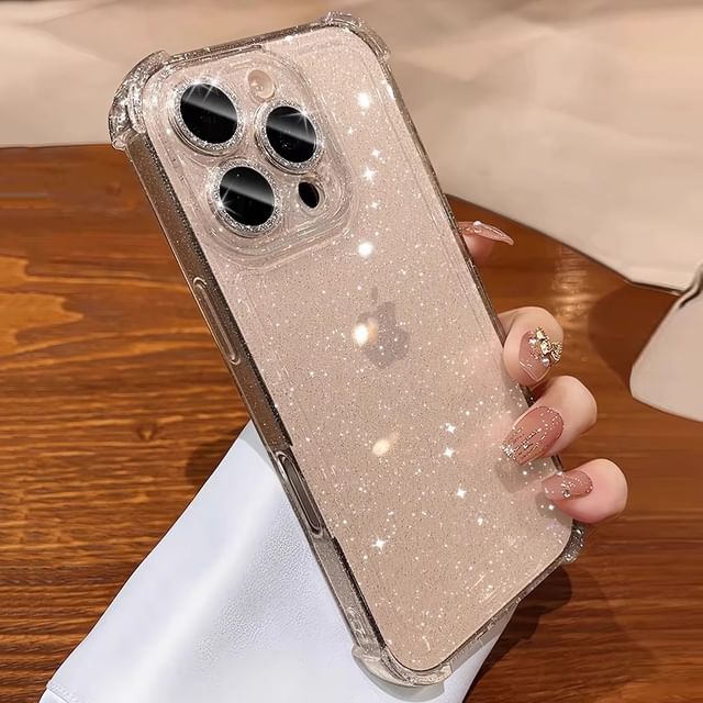 Case Glitter Transparent iPhone