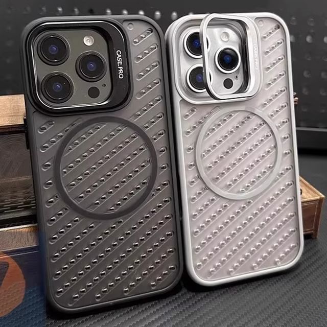 Case iPhone (Compatible Perforated MagSafe) with Magnetic