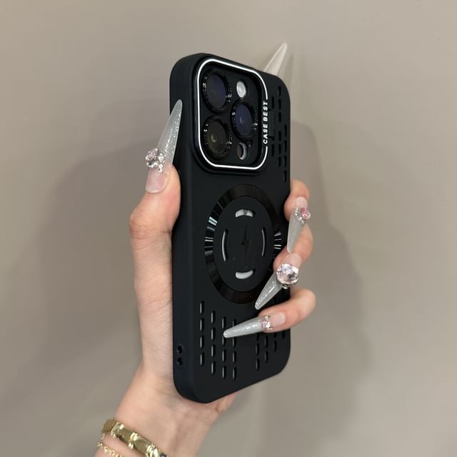 Case with MagSafe) Perforated iPhone Magnetic (Compatible