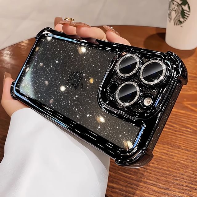 Case Glitter Transparent iPhone