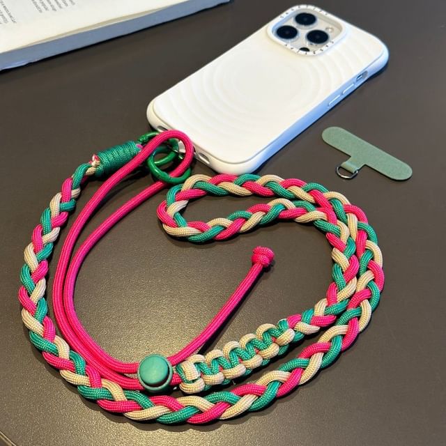 Phone Braided Pad Lanyard Strap with