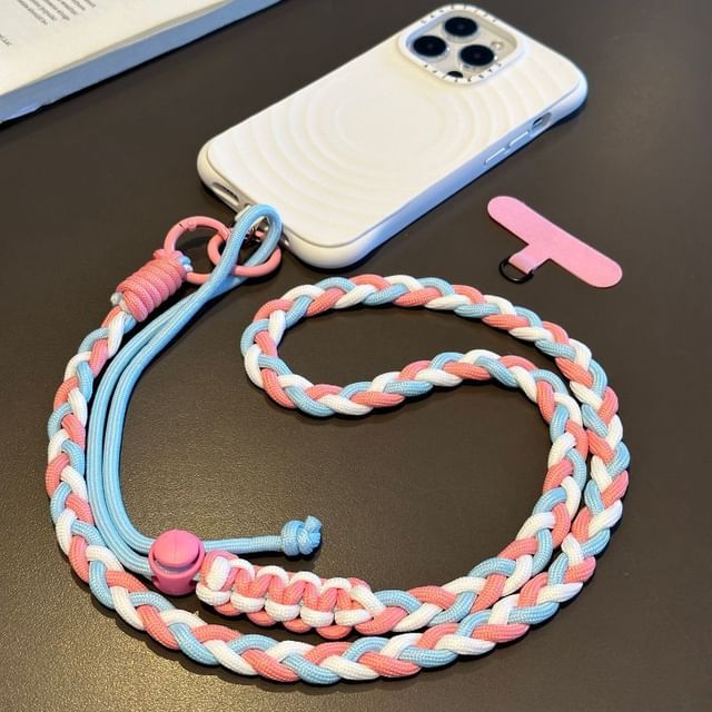 Phone Braided Pad Lanyard Strap with