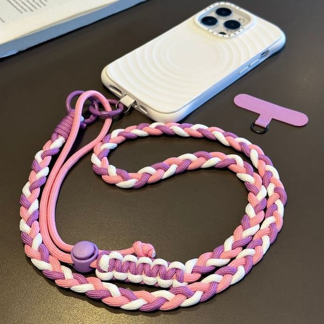 with Pad Phone Braided Lanyard Strap