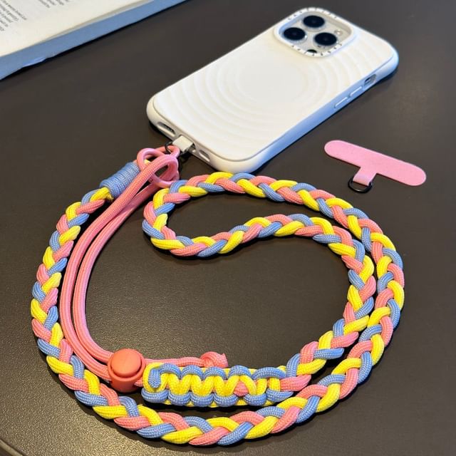 Phone Braided Pad Lanyard Strap with