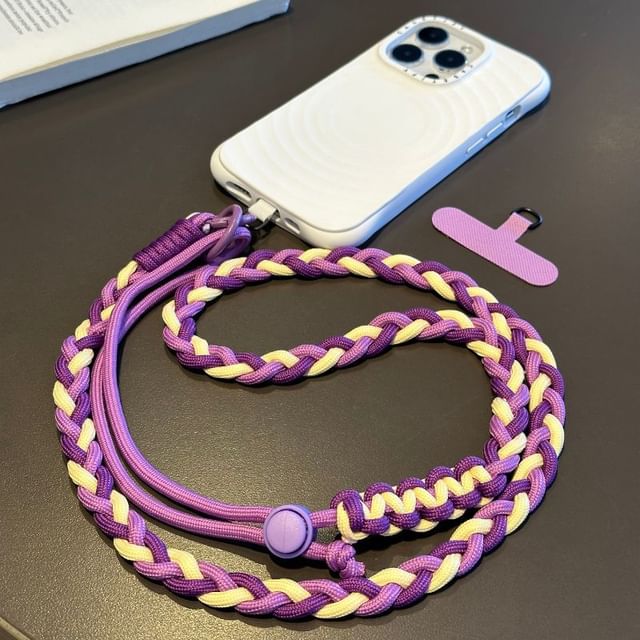 with Pad Phone Braided Lanyard Strap