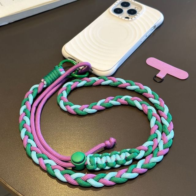 Phone Braided Pad Lanyard Strap with