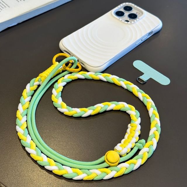 Phone Braided Pad Lanyard Strap with