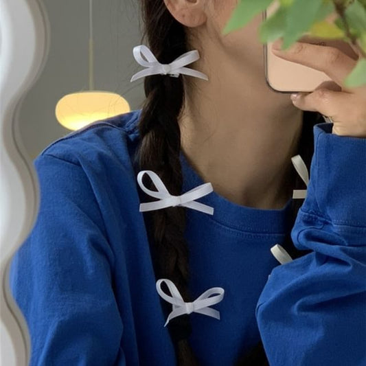Plain Hair Clip Set of Bow 3: