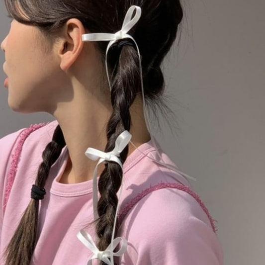 Set 3: Bow of Hair Clip Plain