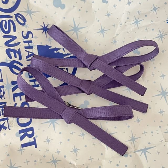 Plain Hair Clip Set of Bow 3:
