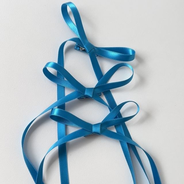 Set 3: Bow of Hair Clip Plain