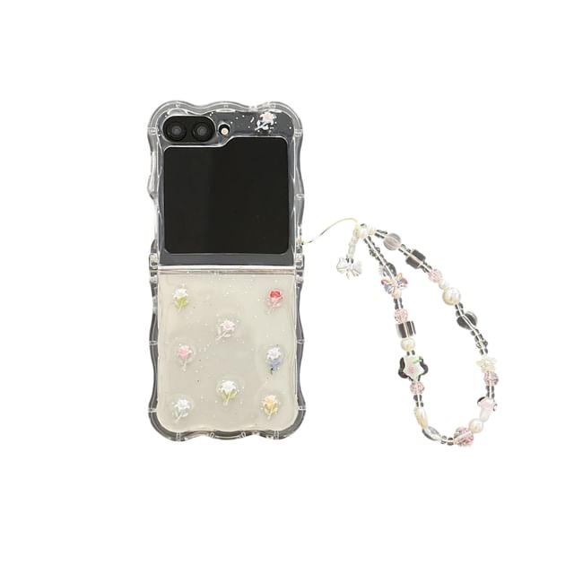 Set Phone Strap / Case Floral