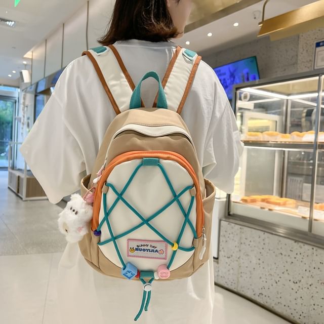 Canvas Color Backpack Block