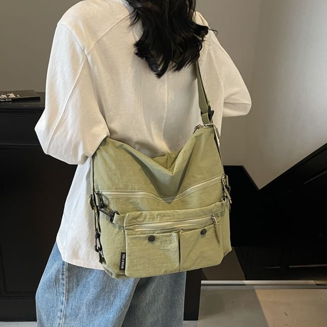 Zip Crossbody Plain Bag