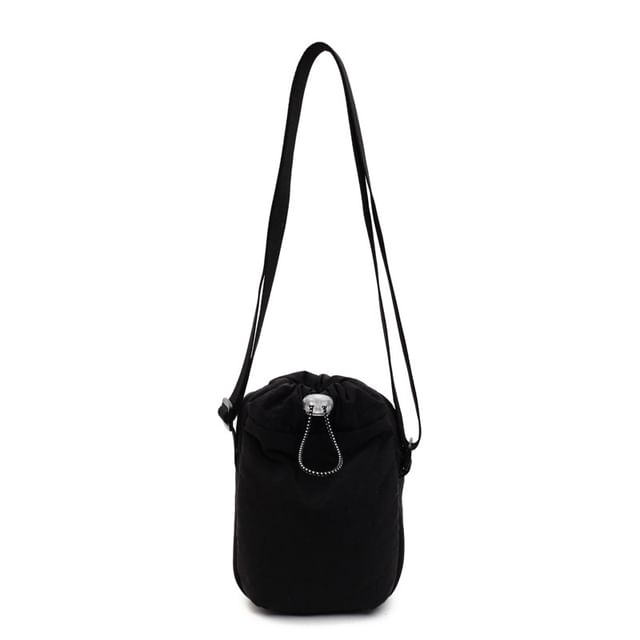 Crossbody Plain Drawstring Bag