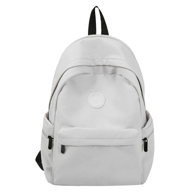 Zip Backpack Plain