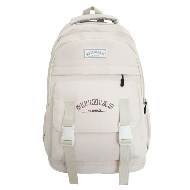 Backpack Zip Lettering
