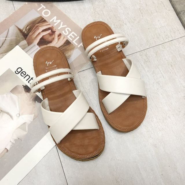 Slide Platform Sandals