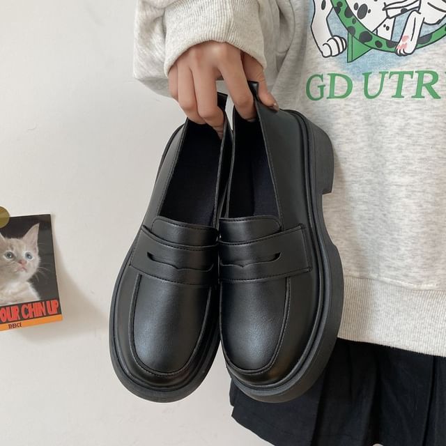 Penny Loafers Platform