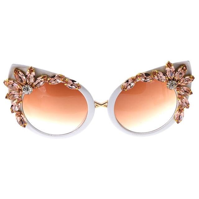 Eye Cat Sunglasses Rhinestone