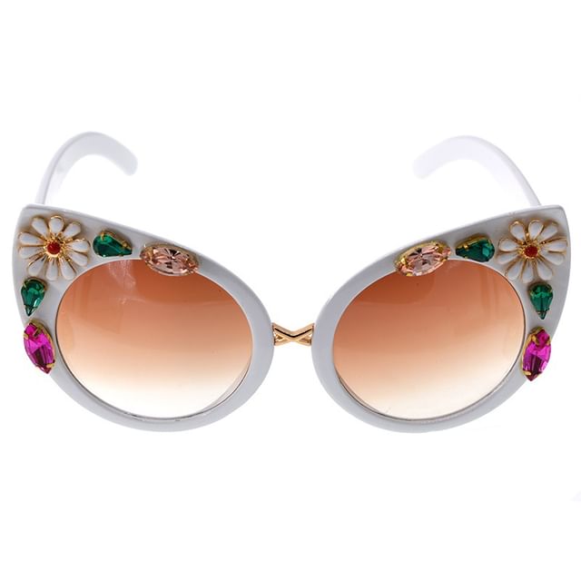 Eye Cat Sunglasses Rhinestone