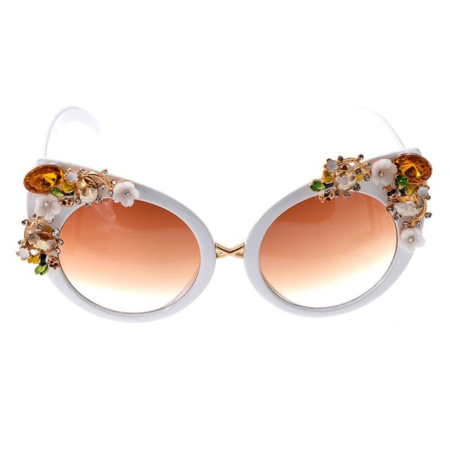 Eye Cat Sunglasses Rhinestone